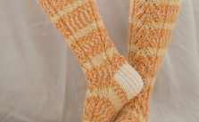 Free Knitting Pattern for Women’s Knee-High Socks