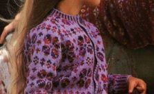 Free Knitting Pattern for a Child’s Faux Fair Isle Cardigan