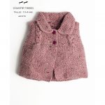 Free Knitting Pattern for a Mid Season Top for Baby and Girls