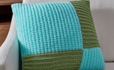 Free Knitting Pattern for a Modern Knit Pillow