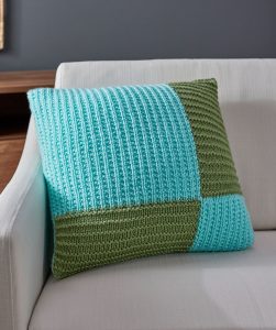 Free Knitting Pattern for a Modern Knit Pillow