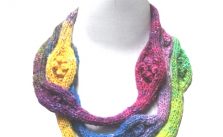 Free Knitting Pattern for a Necklace in Noro Yarn