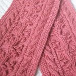 Free Knitting Pattern for a Regina Cable & Bobble Scarf