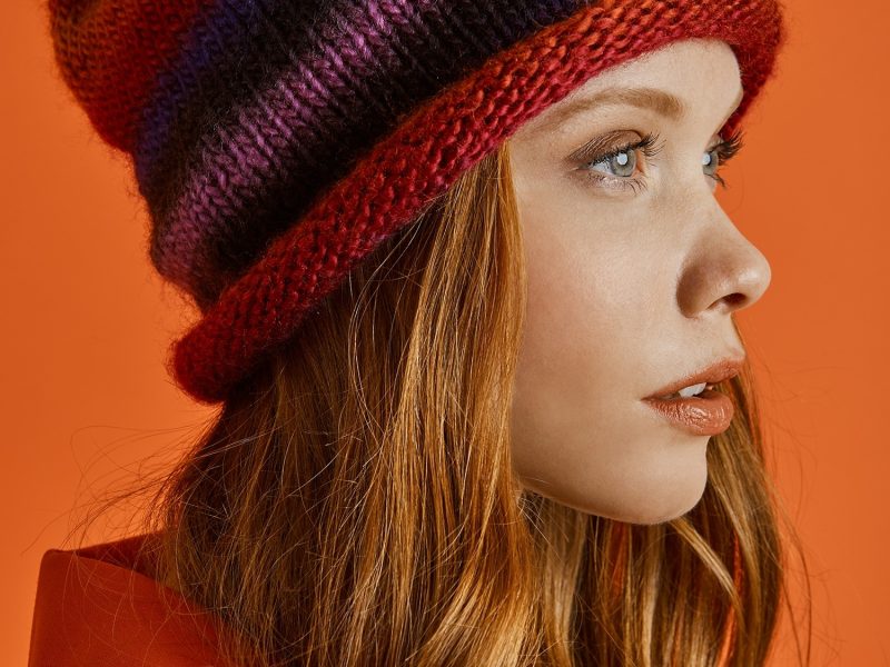 Hip Slouch Hat Free Knitting Pattern