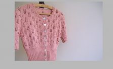 Hope Short Sleeved Lace Cardigan Free Knitting Pattern