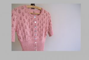 Hope Short Sleeved Lace Cardigan Free Knitting Pattern