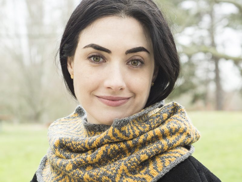 Isabelline Colorwork Cowl Free Knitting Pattern