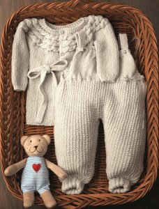 MerinoLand Onesie And Coat Free Baby Knitting Pattern