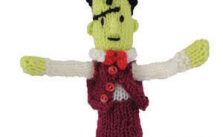 Micky Monster Finger Puppet Free Toy Knitting Pattern