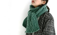Mite Aran Scarf Free Knitting Pattern