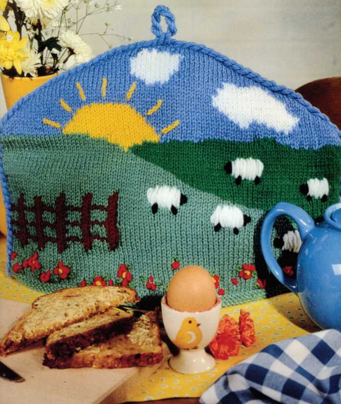 Rise and Shine Tea Cosy Free Knitting Pattern