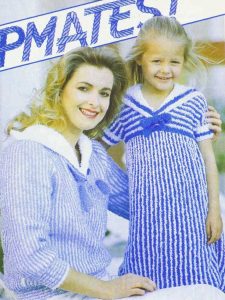 Shipmates Sail Away Dress Free Vintage Knitting Pattern