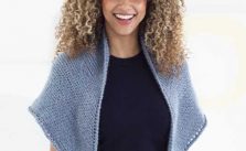 Simple Shawl Free Knitting Pattern