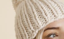 Snowball Hat Free Knitting Pattern