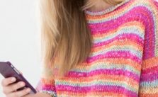 Stripy Box Top Free Knitting Pattern