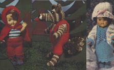 Vintage Fairytale Little Red Riding Hood Free Knitting Pattern