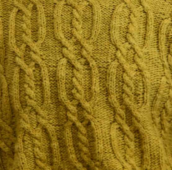 Cris Cross Cable Knitting Pattern.