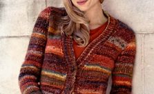 Free Knitting Pattern for Hue Lady’s Cardigan
