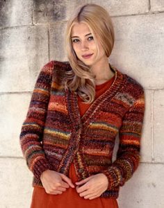 Free Knitting Pattern for Hue Lady's Cardigan - Knitting Bee