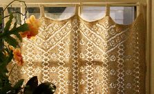 Free Knitting Pattern for Lace Curtains