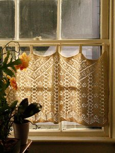 Free Knitting Patter.n for Lace Curtains