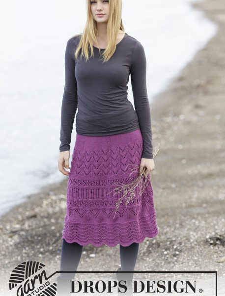 Free Knitting Pattern for Madison a Lace Skirt