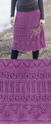 Free Knitting Pattern for Madison a Lace Skirt - Knitting Bee