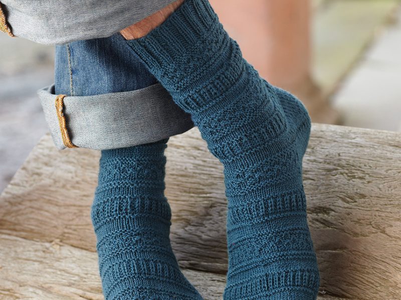 Free Knitting Pattern for Pattern Mix Socks