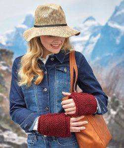 Free Knitting Pattern for Simple Fingerless Mitts