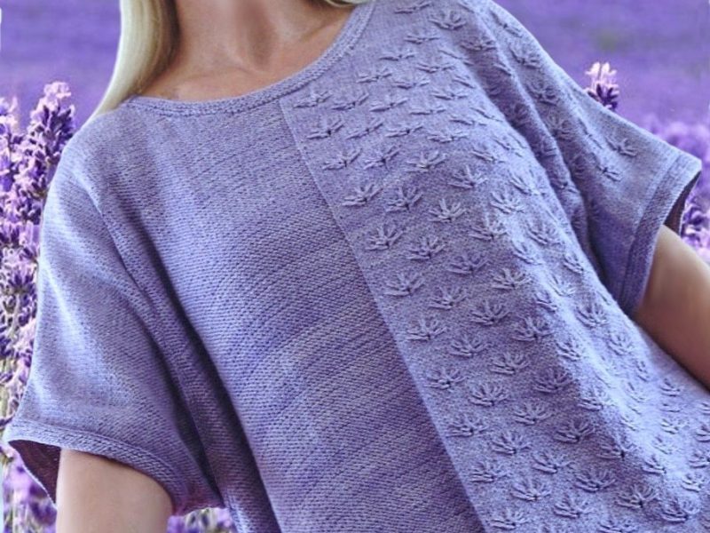 Free Knitting Pattern for a Butterfly Tee