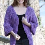 Free Knitting Pattern for a Luscious Leaves Coat.