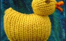 Free Knitting Pattern for a Quack Quack Duck