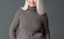 Free Knitting Pattern for a Texture Mix Knit Sweater