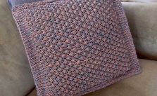 Free Knitting Pattern for a Trinity Cushion Cover