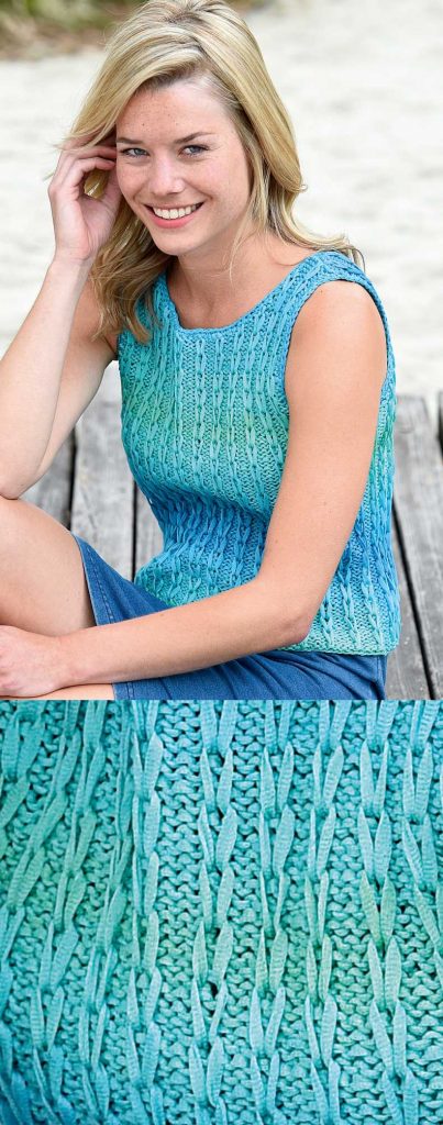 Free Knitting Pattern for an Easy Summer Top - Knitting Bee