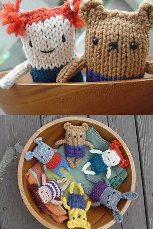 Free knitting pattern for an easy amigurumi stuffed toy.