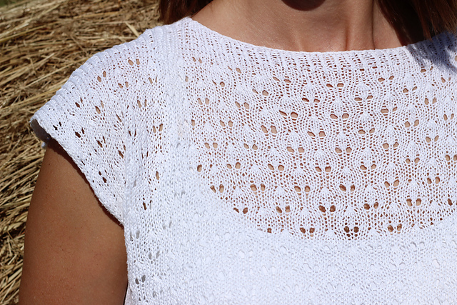 Free Knitting Pattern for Anemone Lace Top