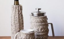 Free Knitting Pattern for Cabled Cozies