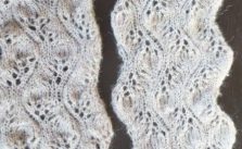 Free Knitting Pattern for Sjaal in Ajour Lace Scarf