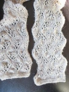 Free Knitting Pattern for Sjaal in Ajour Lace Scarf
