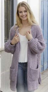 Free Knitting Pattern for Wayfarer Long Jacket