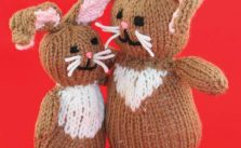Free Knitting Pattern for a Cuddle Bunny Toy