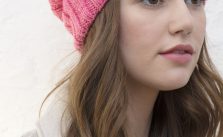 Free Knitting Pattern for a Girls Ribbed Hat