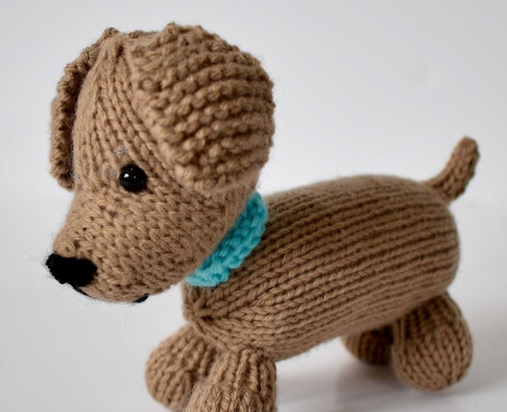 Free Knitting Pattern for a Loyal Puppy