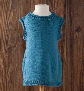 Free Knitting Pattern for a Margot & Iris Child Tunic