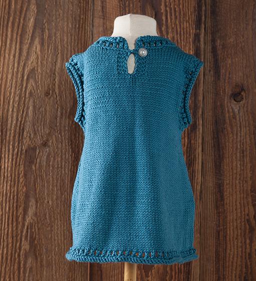 Free Knitting Pattern for a Margot & Iris Child Tunic