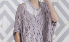 Free Knitting Pattern for a Oversized Lace Vest