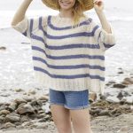 Free Knitting Pattern for a Riviera Stripes Sweater