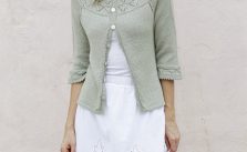 Free Knitting Pattern for a Summer Evening Cardigan
