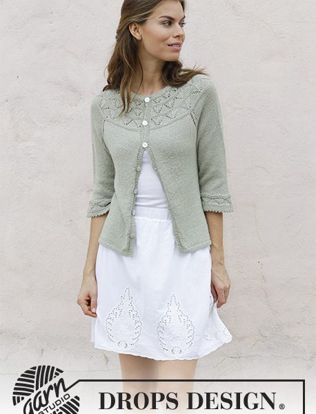 Free Knitting Pattern for a Summer Evening Cardigan